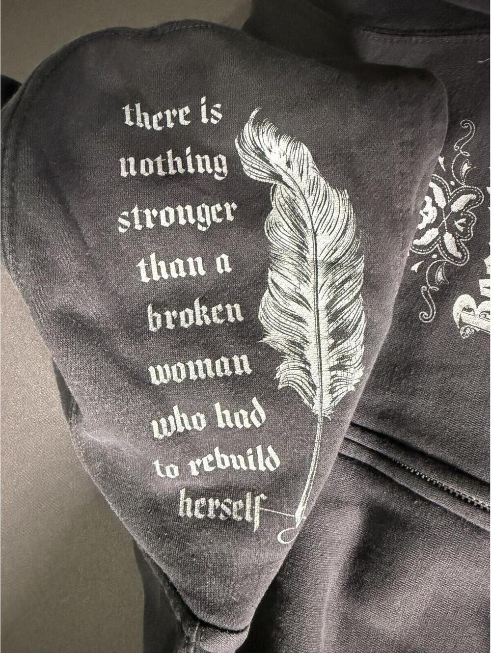 Beautiful Disaster “You Don’t Know My Story” Jacket Women’s Goth Apparel Size M - Picture 4 of 9